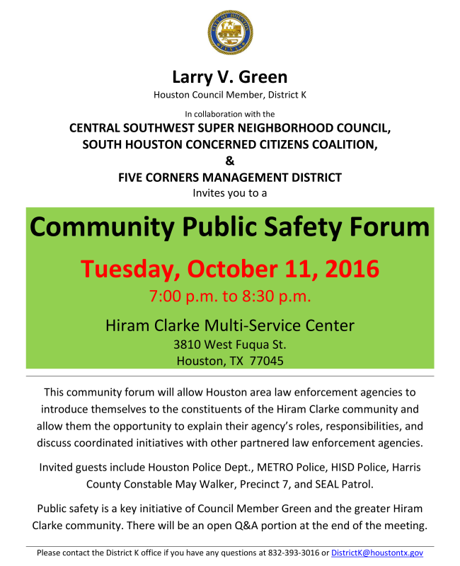 community-public-safety-forum