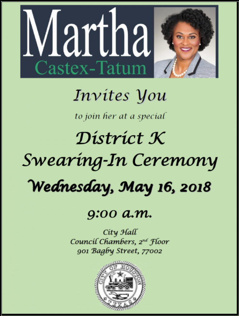 District K Swearing-In Ceremony, May 16 - 5 Corners District