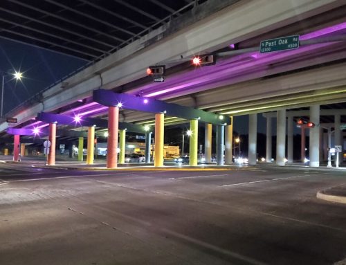 S. Main decorative lighting, safety improvements make their colorful debut